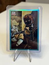 2023 Topps Star Wars Galaxy The Torture Droid AQUA REFRACTOR /199  picture