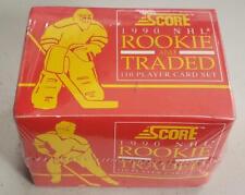 Score 1990 NHL Rookie and Traded 110 Player Card Set Sealed picture