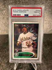 2012 Topps Update #US42 Yoenis Cespedes PSA 10 Rookie New Litehouse Label #1274 picture