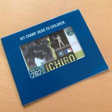 Starbucks Card 2005 ICHIRO MLB 262 Hits Commemorate Limited Pin Intact JAPAN picture