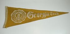 Vintage Georgia Tech College Wool Pennant Yellowjackets Football READ picture