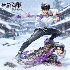 Jujutsu Kaisen Yuta Okkotsu Figure 21cm Cursed Katana Purple Energy JJK Statue picture