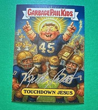 Rudy Ruettiger Garbage Pail Kids “Touchdown Jesus” Autograph Card Prime Time picture
