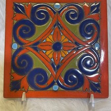 Catalina Art Pottery Red Clay Tile 6