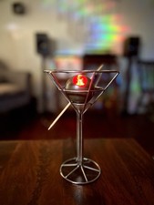 Vintage 1993 David Krys Martini Lamp β Postmodern Pop Art πΈβ¨ picture