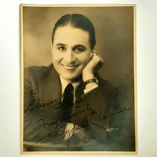 Actor Sydney Chaplin Hand Signed Autograph Photo Older Brother to Charlie 7