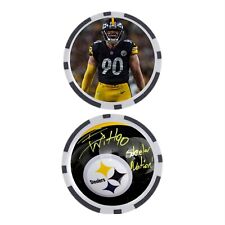 T. J. WATT / PITTSBURGH STEELERS - POKER CHIP/BALL MARKER ***SIGNED*** picture