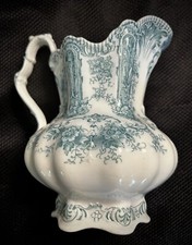 Antique Wood & Son - DUCHESS Pitcher / Ewer 6 3/4” Royal Semi-Porcelain England picture