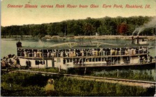 PC Steamer Illinois across Rock River from Glen Eyre Park in Rockford, Illinois picture
