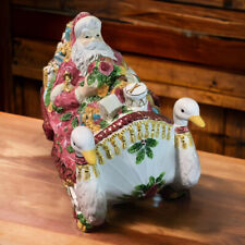 Royal Albert 2002 Old Country Roses Santa Sleigh Tureen Seasons of Colour picture