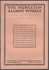PRINCETON ALUMNI WEEKLY 3/18 1905 Woodrow Wilson's Plans; Midyear Failures &c picture