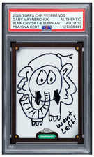 2025 Topps Chrome Veefriends Canvas Sketch - Empathy Elephant - GaryVee Auto picture