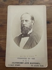 1880 Campaign Cabinet Card Photo Hon William Hayden English VP Candidate picture