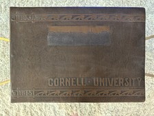 Cornell University 1925 A Book of Views Leather bound Original  Collectible picture