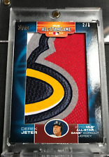 DEREK JETER 2010 TOPPS UPDATE ALL STAR GAME JUMBO PATCH JERSEY #2/6 YANKEES picture