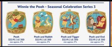 CONFIRMED WDI MOG Winnie the Pooh Seasonal Celebration Series 3 (set of 4 pins) picture
