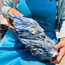 13.97LB Natural Blue crystal mineral standard Quartz Crystal Healing Sample 5991 picture