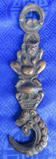 Antique Handmade Tibet Master Quality Bronze Tantrik Shaman Tool Ankusa, Nepal picture