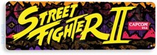 TIN SIGN Street Fighter 2 Arcade, 80's, Retro, Console, Marquee, Game Decor A623 picture
