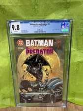 Batman Versus Predator #3 CGC 9.8 White Pages Kubert Cover 1991 Prestige Graded picture