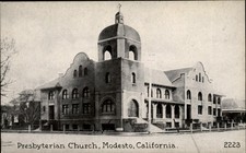 Modesto California Presbyterian Church postcard sku741 picture