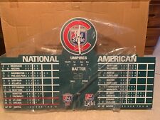 NOS Chicago Cubs Wrigley Field Scoreboard Marquee Clock Old Style Beer Sign Bud picture