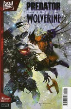 PREDATOR VERSUS WOLVERINE #4 (BILL SIENKIEWICZ VARIANT) COMIC BOOK ~ Marvel picture