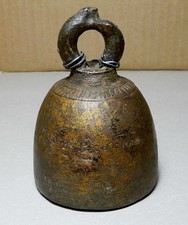 VINTAGE BURMESE TEMPLE BELL_SWEET SOUND_MYANMAR INSCRIPTION ON SIDE_257141 picture