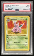 1999 Pokemon 1st Edition Set #37/102 Nidorino PSA 9 picture