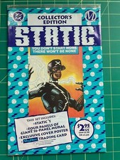 DC/MILESTONE STATIC #1 SEALED POLYBAG 1ST APPEARANCE VIRGIL HAWKINS STATIC SHOCK picture