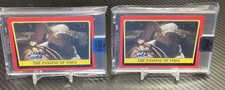 2018 Topps Archives Star Wars Dave Barclay Auto Yoda Buyback 1/2 & 2/2 Lot RARE picture