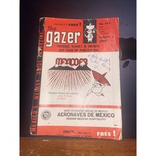 Vintage 1968 Mexico Olympics Travel Guide “The Gazer” No. 950 Aeronaves de Mexic picture