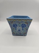 Vintage Disney 2000 Welcome Mickey Mouse Planter Flower Pot Ceramic FTD Inc. picture