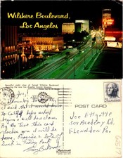 Los Angeles CA Wilshire Blvd. County Museum Postcard 62517 picture