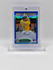Yoenis Cespedes 2012 Topps Chrome RARE #/199 BLUE REFRACTOR AUTO Rookie Card RC picture