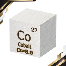 Cobalt Cube 10mm Co-Density Cube High Density Element Unique Periodic Table picture