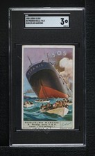 1938 Liebig Guglielmo Marconi Italian Prodigi Della TSF Titanic #2 SGC 3 11bd picture