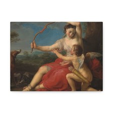 Pompeo Batoni - Diana and Cupid - 1761 - Canvas Wall Art picture