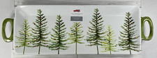 Rachel Ashwell Trees Serving Tray w/Handles Farmhouse Country Forest 18