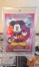 2026 Topps Chrome Disney Mickey Mouse Card #50 Pink Refractor 171/250💎💎 picture