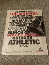 Vintage 1994 NIKE AIR MADA ACG Hiking Shoes Poster Print Ad 1990s picture