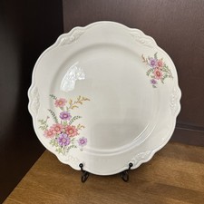Homer Laughlin Virginia Rose Dinner Plate 10.25” J43N8 Vintage USA picture