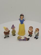Disney Hagen Renaker Snow White 5 Dwarfs Dwarves Vintage 1950s Small Size Rare  picture