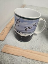 Danbury mint, ducks of north america mug, bodega bay, wild wings, box picture