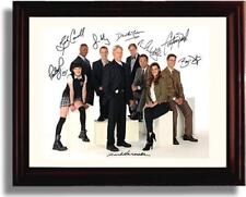 8x10 Framed NCIS Autograph Promo Print - NCIS Cast picture
