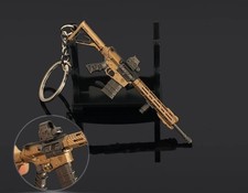 9cm/3.54inch Mini M110 Rifle Model Alloy Keychain picture