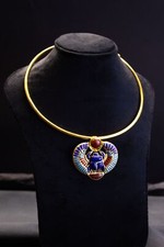 Gorgeous Egyptian amulet of the Gemstones scarab - Made In Egypt picture