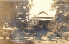 1924 Poland ME Maine Tripp Lake Camp RPPC Photo Postcard Copy picture