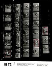 LD323 1973 Original Contact Sheet Photo SPARKY LYLE NEW YORK YANKEES vs INDIANS picture