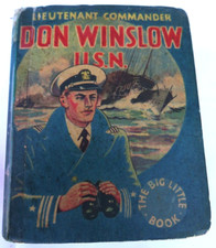 Vintage Lieutenant Commander Don Winslow USN Whitman Big Little Book-1935 picture